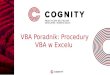 Kurs VBA - procedury VBA w Excelu