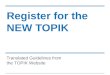 Register for the NEW TOPIK (2014)