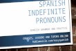 Spanish indefinite pronouns (Spanish grammar and practice)