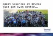Sports sciences ug webinar
