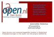 Resultaten OAPEN-NL Kwalitatief Gebruikersonderzoek