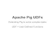 Apache PIG - User Defined Functions