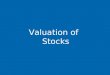 Лекц 5-6 Valuation of stocks