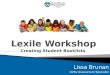 Lexile Workshop - Creating Student Booklists
