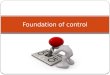 Foundations Of Control