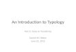 Hieber - An Introduction to Typology, Part II: Voice & Transitivity