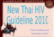 New thai hiv guideline 2010