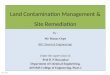 Land Contamination Management & Site Remediation