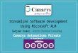 Streamline software development using Microsoft ALM