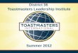 Webmastery for Toastmasters