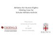 Mary Hums - Athletes for Human Rights