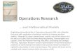 Operations Research and Mathematical Modeling