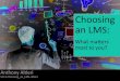 Choosing an LMS