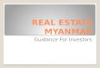 Buying land as foreigner in myanmar