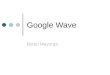 Google Wave - Preview Edition