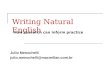 Writing Natural English