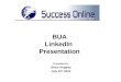 LinkedIn Presentation to BUA Network South East Ireland