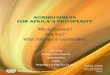 Agribusiness for Africa’s Prosperity
