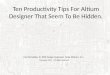 Productivity Tips For Altium Designer