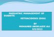 Diabetic ketoacidosis in children