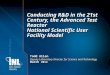 Conducting R&D in the 21st Century, the Advanced Test ReactorNational Scientific User Facility Model