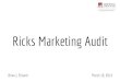 Ricks Marketing Audit Presentation