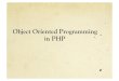 OOP in PHP