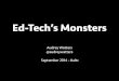 Ed-Tech's Monsters #ALTC2014