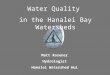 Hanalei Bay Watershed