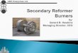 Secondary Reforming Burners