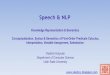 Speech & NLP (Fall 2014): Formal Knowledge Representation & Semantics