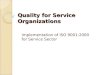 Quality For Service Organizations