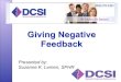 How To Give Negative Feedback To Employees
