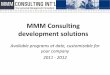 Development solutions mmm consulting 2011 2012