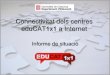 Connectivitat dels centres edu cat1x1 a internet