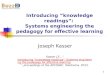 Introducing "knowledge readings": Systems engineering the pedagogy for effective learning