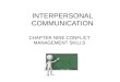 Ic chapter 9 conflict managagement