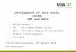 Development of Java tools using SWT and WALA af Hans Søndergaard, ViaUC