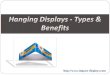 Hanging displays   types & benefits