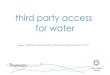 Third Party Access for Water - IPART, James Cox