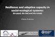 Resilience and adaptive capacity in social-ecological systems: the good, the bad and the trendy