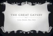 The great gatsby [updated 4:49pm feb 6]