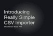 Introducing Really Simple CSV Importer (Japanese)