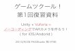 Unity X Vuforia ゲームツクール！第1回 復習資料