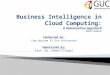 Business Intelligence In Cloud Computing  A Tokenization Approach Final