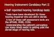 HIS 140 - Hearing Instrument Candidacy Part II
