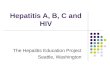 Hepatitis A, B, C & HIV presentation (2011)