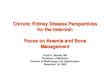 Chronic Kidney Disease - Anemia