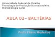 Aula Microbiologia Bactérias