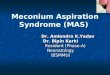 Meconium aspiration syndrome_